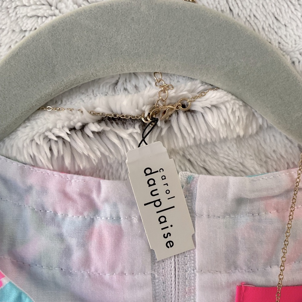 NWT CAROL DAUPLAISE Gold and Silver Pendant Necklace - Picture 5 of 5